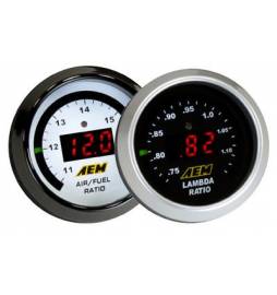 Kit Air/Fuel ratio Sonda Lambda O2 Banda ancha con reloj AEM UEGO digital
