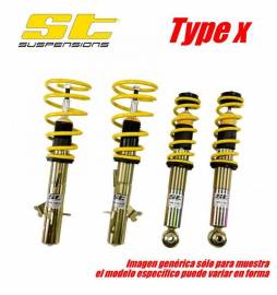 Seat Leon 5F 2WD with twist beam rear axle susp strut Ø 50mm 11/12- | MMA Eje delt. 966-1080 Kg | Coilovers ST Suspension type X