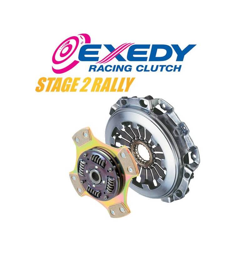 Kit embrague Exedy Stage 2 Rally (Cerametálico con 4 muelles) Mitsubishi EVO VII, VIII, IX  CT9A  01-07 Motor 4G63T