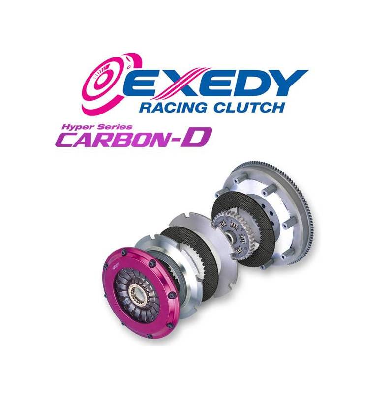 Kit embrague Exedy Stage Hyper Carbon-D Twin Stage 3 Subaru Impreza GC8 92-00, GDB 00-05, Legacy 89-04 motores EJ20T 2.0T