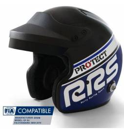 Casco automovilismo HANS Helmet Protect Open face RRS FIA 8859-2015 SNELL SA2020 - Blue