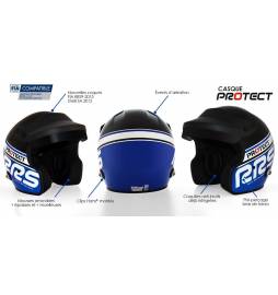 Casco automovilismo HANS Helmet Protect Open face RRS FIA 8859-2015 SNELL SA2020 - Blue