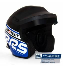 Casco automovilismo HANS Helmet Protect Open face RRS FIA 8859-2015 SNELL SA2020 - Blue