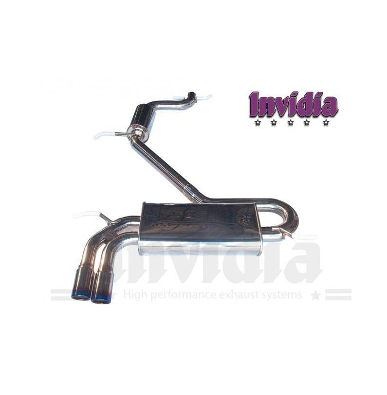 Sistema escape Invidia Scirocco / Golf V / Seat Leon 2.0 Tsi Cat-back exhaust Q300tl