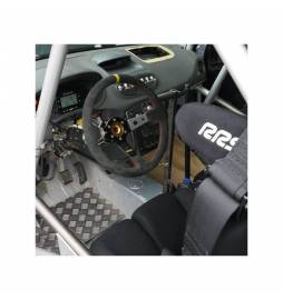 Volante RRS Rallye piel girada 3 radios diámetro 350 mm x 65 mm