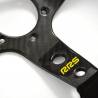 Volante CARBONE de 3 radios color negro medida 350 x 90 mm