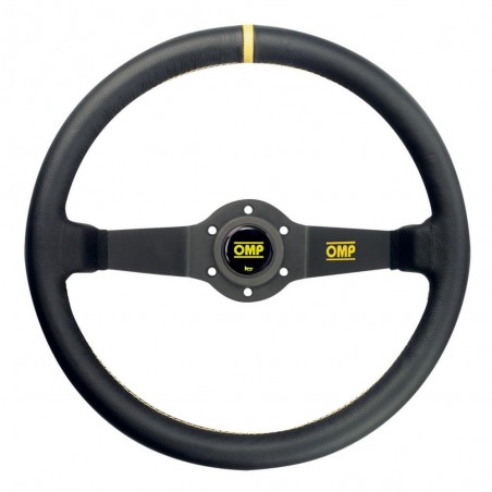 Volante OMP Rallye en piel lisa cuero
