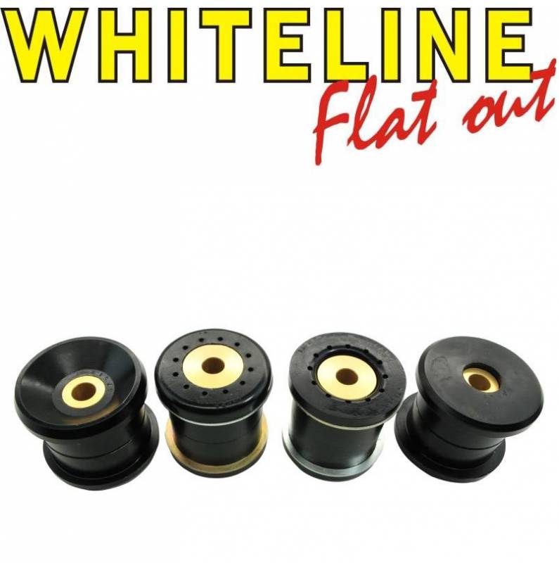 Set Bushings reforzados puente trasero Whiteline BMW Serie 1 E8X Exc. M Serie