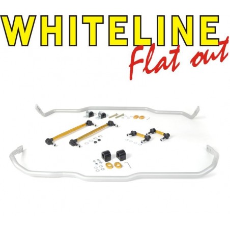 Pack barras estabilizadoras Whiteline Audi A3 8V, TT FV, León 5F, VW Golf 7 - 24+22 mm