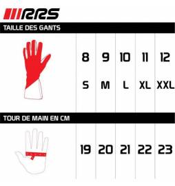 Guantes ignífugos FIA RRS FIA RRS DYNAMIC 2 gloves (External seams) - Black - FIA 8856-2018