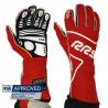 Guantes ignífugos FIA RRS FIA RRS DYNAMIC 2 gloves (External seams) - Black - FIA 8856-2018