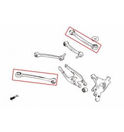 Set brazos ajustables eje delt. con rótulas uniball Hardrace BMW M3 F80 14- & M4 F82