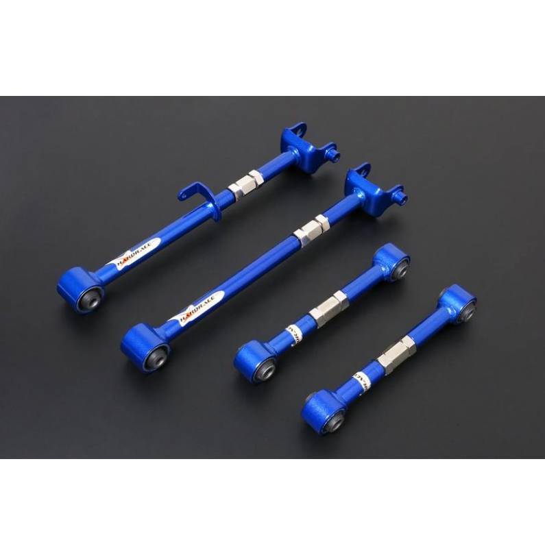 Toe kit + camber kit ajuste caída y convergencia eje trasero Hardrace con silentblocks reforzados Honda Accord CR 13-