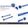 Kit brazos inferiores asjustables eje trasero con silentblocks reforzados Hardrace Mitsubishi Lancer EVO 10