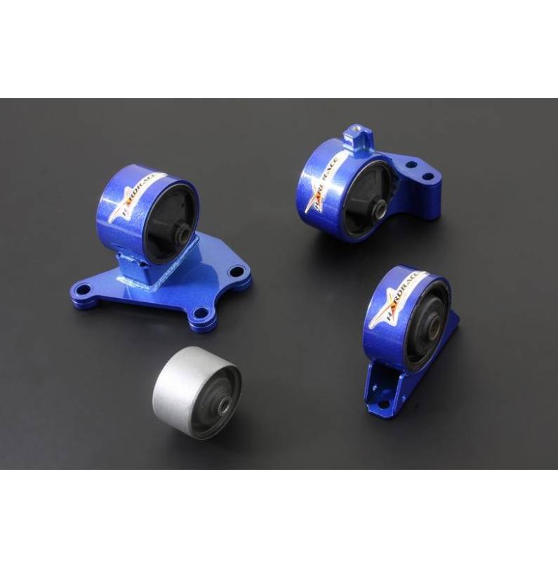 Set de soportes refuerzo motor Hardrace Race version Mitsubishi Lancer EVO 7-8-9 CT9A Modelos JDM 6MT Use Only Set de soportes refuerzo motor Hardrace Race version Mitsubishi Lancer EVO 7-8-9 CT9A Modelos JDM 6MT Use Only