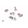 Set de soportes refuerzo motor Hardrace Race version Mitsubishi Lancer EVO 7-8-9 CT9A Modelos JDM 5MT Use Only