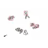 Set de soportes refuerzo motor Hardrace Race version Mitsubishi Lancer EVO 7-8-9 CT9A Modelos USDM 5MT