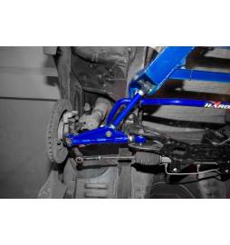 Kit 2 brazos eje delt. V2 (+25 mm extend widebody) + links estab. + tension rod con juntas uniball Hardrace Nissan 200 SX S13