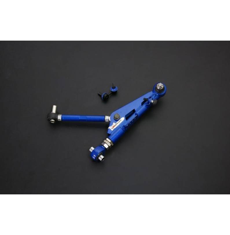 Kit 2 brazos eje delt. V2 (+25 mm extend widebody) + links estab. + tension rod con juntas uniball Hardrace Nissan 200 SX S13 Kit 2 brazos eje delt. V2 (+25 mm extend widebody) + links estab. + tension rod con juntas uniball Hardrace Nissan 200 SX S13
