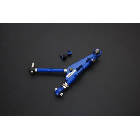 Kit 2 brazos eje delt. V2 (+25 mm extend widebody) + links estab. + tension rod con juntas uniball Hardrace Nissan 200 SX S13