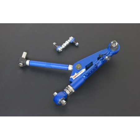 Set basculantes eje delt. Hardrace Versión 2 con rótulas uniball + tension rod + links  estab. Nissan 200 SX S13 & S14