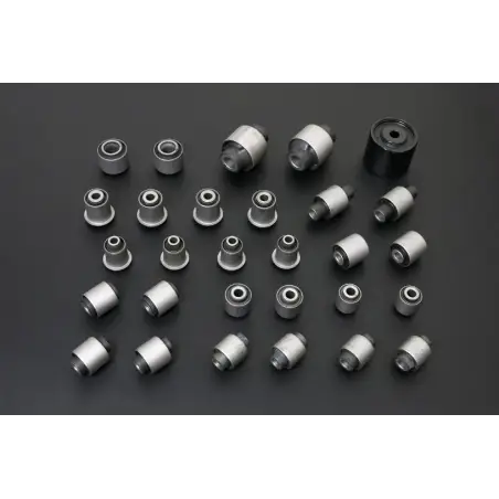 Kit sushing completo coche 29 silentblocks reforzados Hardrace Nissan 350 Z33