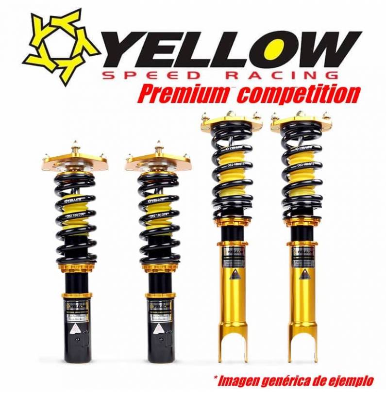 Yellow Speed Racing Premium Competition Inverted Coilovers Honda Civic EP3 - Fronts Only Camber Caster Upgrade Yellow Speed Racing Premium Competition Inverted Coilovers Honda Civic EP3 - Fronts Only Camber Caster Upgrade