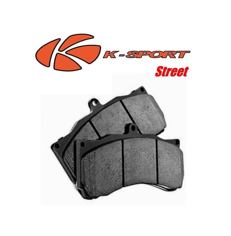 Set Pastillas Freno KSport Street compound para kits de frenos eje delantero D2 Racing y K-Sport 286 & 304 mm