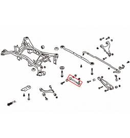 Toe kit eje tras. ajuste convergencia Hardrace silentblocks reforzados Subaru Impreza MK3 GH/GR & MK4 GP/GJ, BRZ, Toyota GT 86