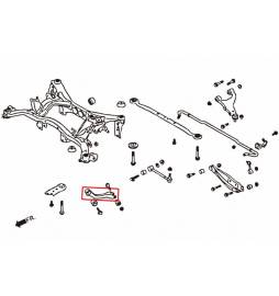 Traction rod arms kit eje trasero con juntas uniball Hardrace Subaru Impreza MK4 GV & STI VA