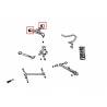 Bushings basculantes superiores eje trasero con juntas uniball Hardrace Toyota Supra MK4 JZA80 92-02