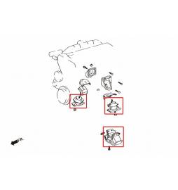 Kit Soportes motor y cambio reforzazos Hardrace Toyota Supra 93-95 OE 12360-46