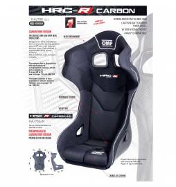 Asiento deportivo baket OMP de carbono HRC-R CARBON FIA