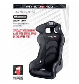 Asiento deportivo baket OMP HTE-R 400 Fiberglass esmerilada homologado FIA