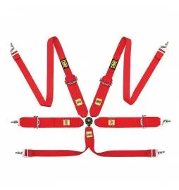 Arnés homologado FIA de 6 puntos OMP 802 HF