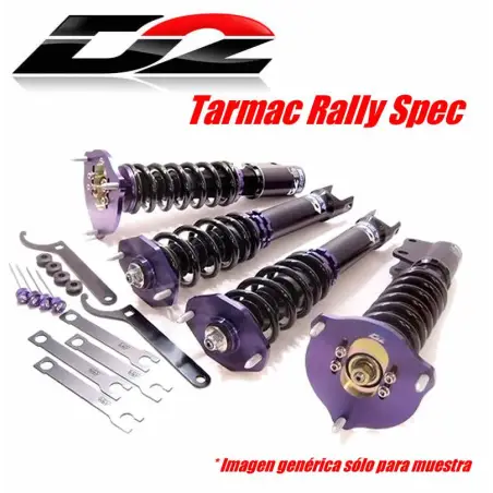 Seat LEON 5F 2WD ?55 mm (Rear MLS) Rear True Coilover Año 12~UP | Suspensiones asfalto D2 Racing Tarmac Rally Spec.