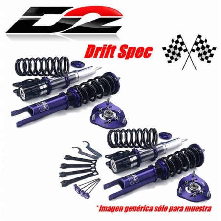 Subaru LEGACY BC/BF/BJ Año 89~93 | Suspensiones Monotube Inverted D2 Racing Drift Spec