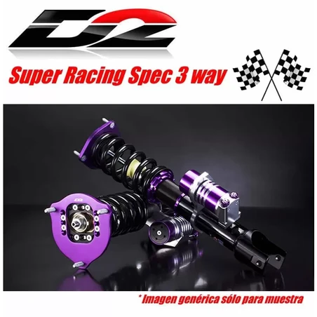 BMW E93 M3 (Rear True Coilover) Año 07~11 | Suspensiones Competition D2 Racing Super Racing Spec 3 way