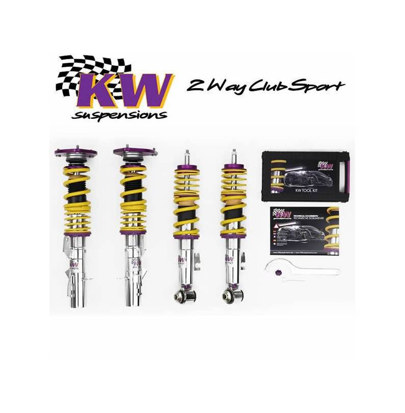 Audi A3 (8L) Quattro año: 10/98-05/03 | Set Suspensiones KW Variante Clubsport 2 way