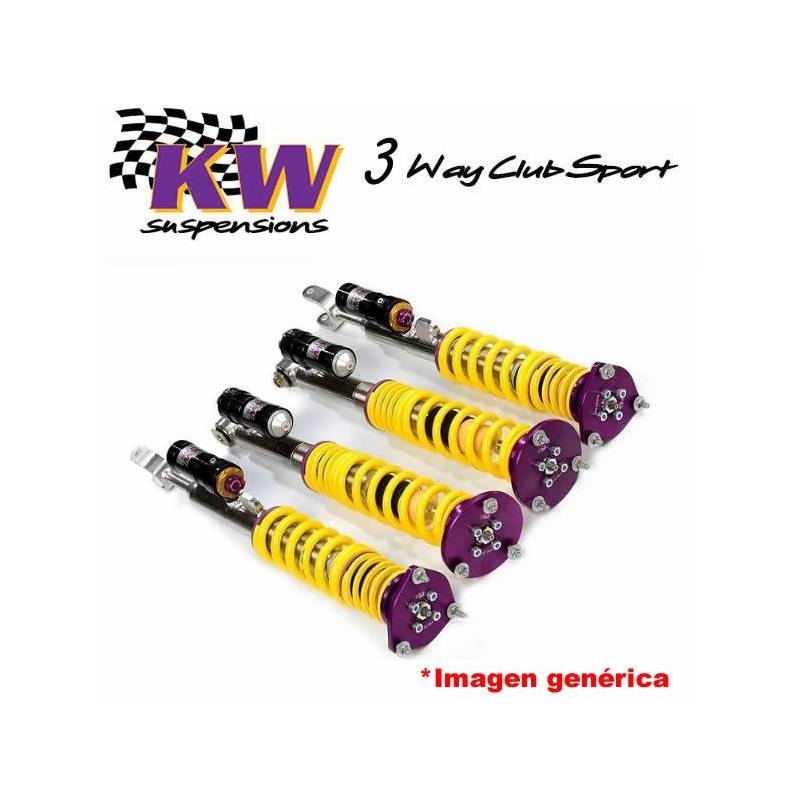 Subaru Impreza (G3) WRX STI año: 07/08- | Set Suspensiones coilover KW Variante Clubsport 3 way Subaru Impreza (G3) WRX STI año: 07/08- | Set Suspensiones coilover KW Variante Clubsport 3 way