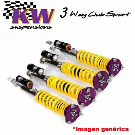 VW Scirocco (13) inc. R 2WD sin EDC año: 09/08- | Set Suspensiones coilover KW Variante Clubsport 3 way