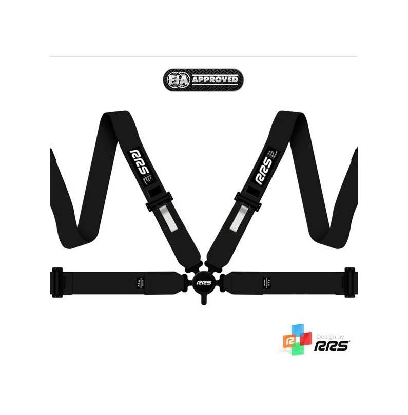 Cinturón arnés homologado FIA de 4 puntos RRS FIA EVO 4 2.5 kg black Cinturón arnés homologado FIA de 4 puntos RRS FIA EVO 4 2.5 kg black