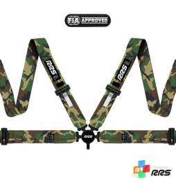 Arnés homologado FIA de 4 puntos RRS EVO 4 (colores personalizados)