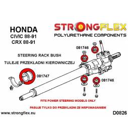 Audi A3 03-13 8P | Golf V / VI (GTI & R32) | Leon 05-12 | Scirocco III 08- | Strongflex 226168A: Rear suspension bush kit SPORT