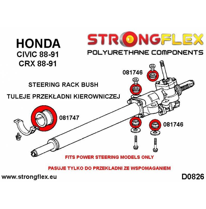 Audi A3 03-13 8P | Golf V / VI (GTI & R32) | Leon 05-12 | Scirocco III 08- | Strongflex 226168A: Rear suspension bush kit SPORT Audi A3 03-13 8P | Golf V / VI (GTI & R32) | Leon 05-12 | Scirocco III 08- | Strongflex 226168A: Rear suspension bush kit SPORT
