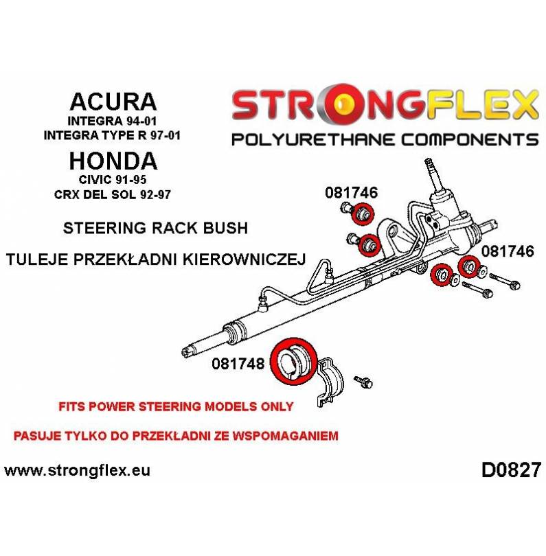 Audi A3 03-13 8P | Golf V / VI (GTI & R32) | Leon 05-12 | Scirocco III 08- | Strongflex 226168B: Rear suspension bush kit Audi A3 03-13 8P | Golf V / VI (GTI & R32) | Leon 05-12 | Scirocco III 08- | Strongflex 226168B: Rear suspension bush kit