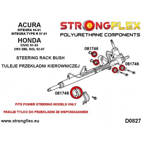 Audi A3 03-13 8P | Golf V / VI (GTI & R32) | Leon 05-12 | Scirocco III 08- | Strongflex 226168B: Rear suspension bush kit
