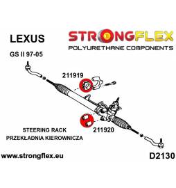 Audi A6 C6 04-11 Quattro & All road | RS6 C6 04-11 | Strongflex 026212B: Rear suspension bush kit Strongflex - 2