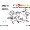 Audi A3 96-03 8L FWD & 4WD | Golf IV | Leon 2WD 99-05 | Octavia I 96-04 | Strongflex 226018B: Front suspension bush kit Strongfl