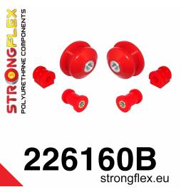 Audi A3 & S3 96-03 8L | Golf IV R32 | Leon 1M | Octavia I | TT 8N | (ALL 4WD) Strongflex 226121A: Full suspension bush kit SPORT